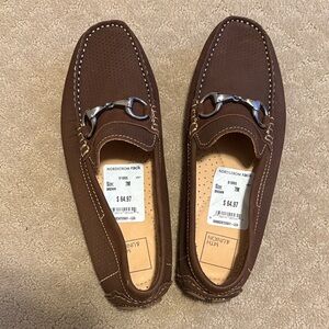 14th & Union Men’s Brown Slip-On Loafers US Size 7. Brand New. NWT